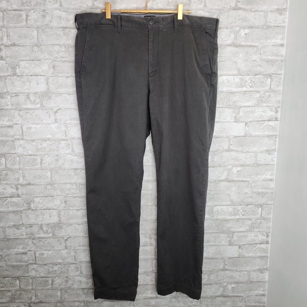 J.Crew 770 Straight Pants Grey Chino Stretch Classic Preppy 38x32